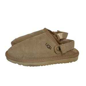 Ugg Goldenstar Womens Slip On Clog Slipper Shoes Size 6 Tan Brown